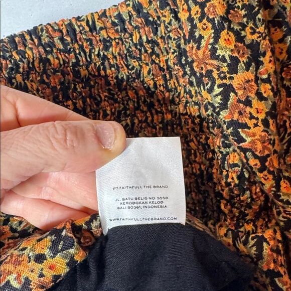 Faithfull the Brand 100% Linen Vivica Top In Cardette Floral Print. Size 4. - Picture 7 of 9